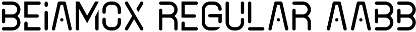 Beiamox Regular font