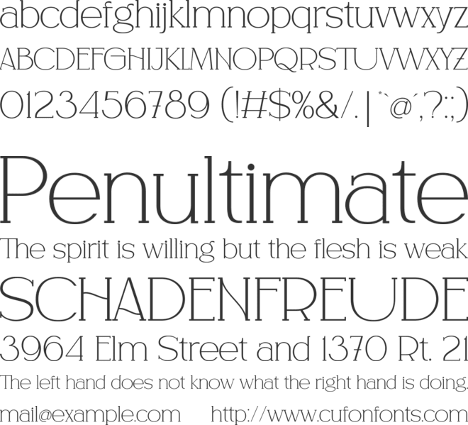 Soora Chenival font preview