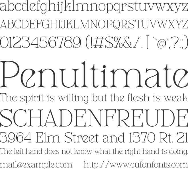 Gitter Neormis font preview