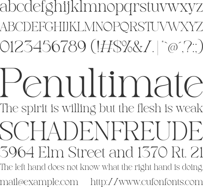 Notica Serif font preview