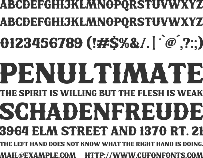 Horse Saguaro font preview