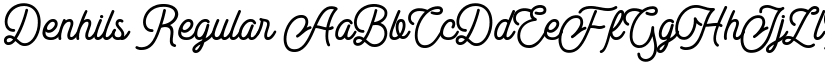 Denhils Regular font
