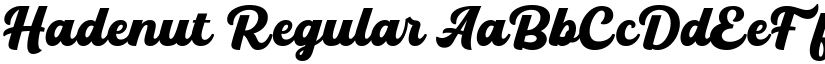 Hadenut Regular font
