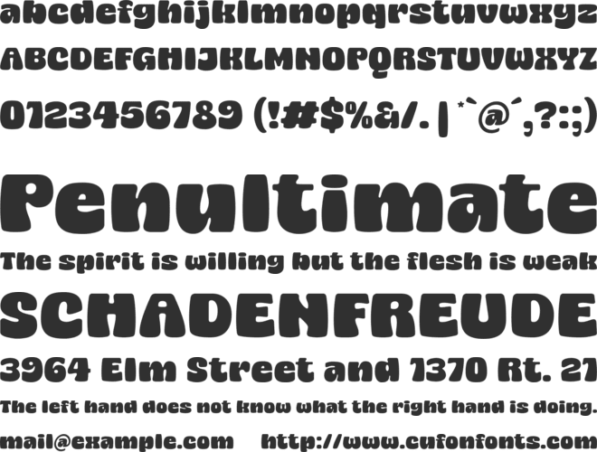 Funky Vibes font preview