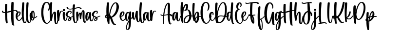 Hello Christmas Regular font