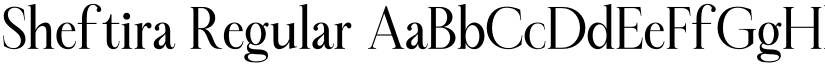 Sheftira Regular font