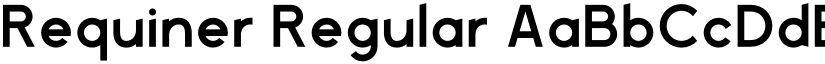 Requiner Regular font