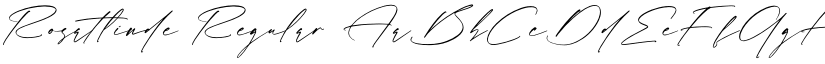 Rosatlinde Regular font