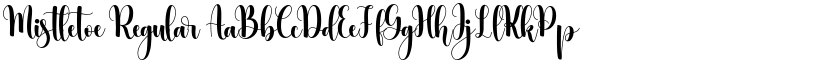 Mistletoe Regular font