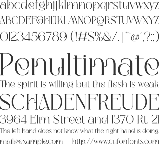 Beacon Aesthetic font preview