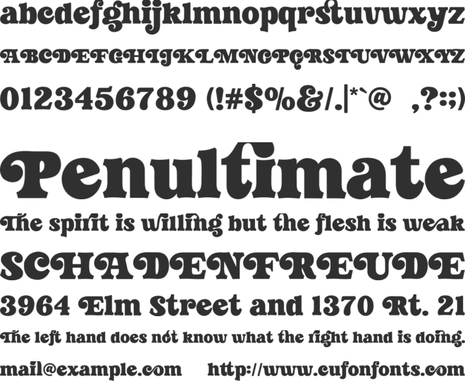 Magic Vintage font preview