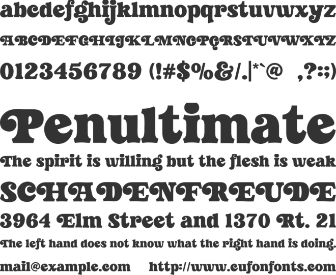 Magic Vintage font preview