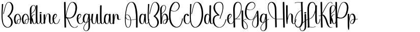 Bookline Regular font