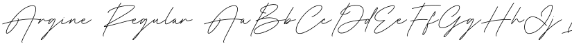 Argine Regular font