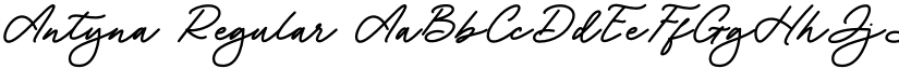 Antyna Regular font