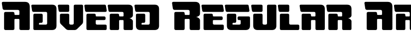 Advero Regular font