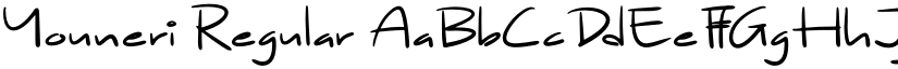 Youneri Regular font