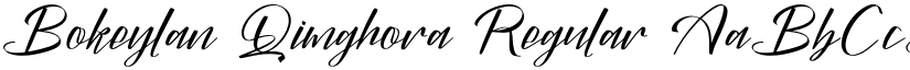 Bokeylan Qimghora font download