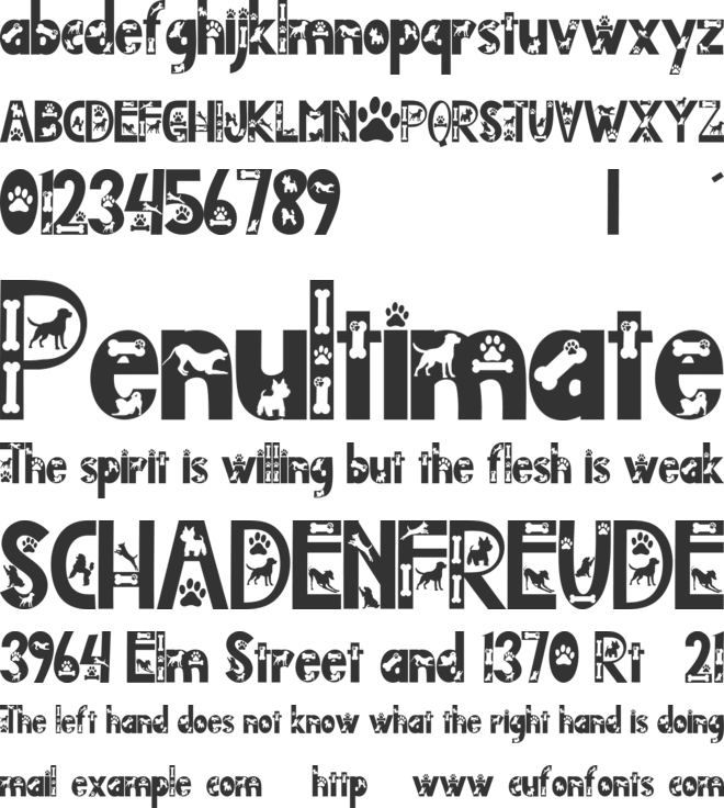 Doggy Smart font preview