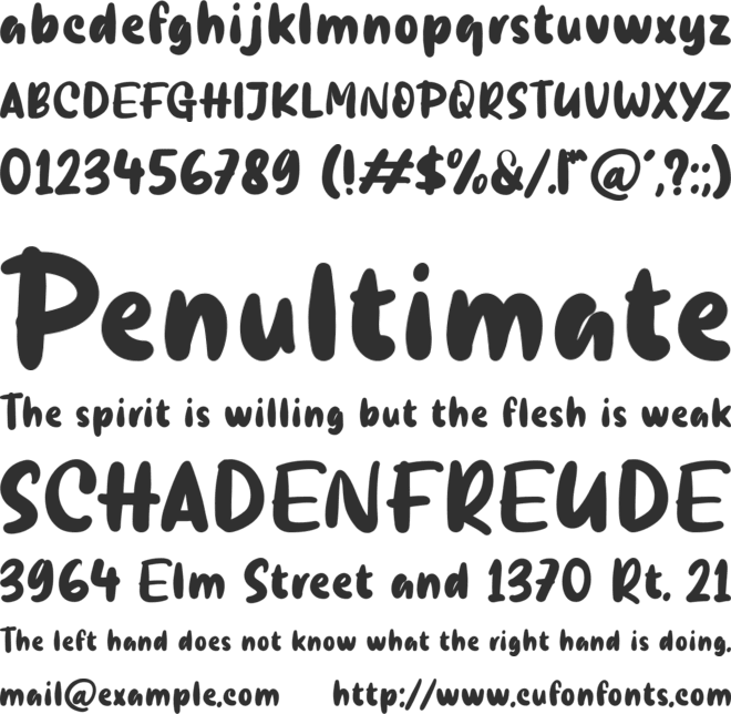 Strawberry Cheesecuit font preview