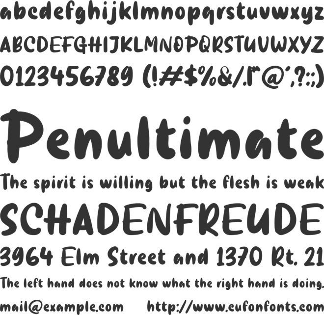 Strawberry Cheesecuit font preview