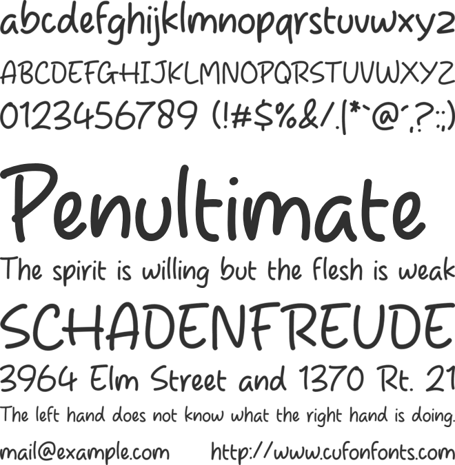 Berlinsky font preview