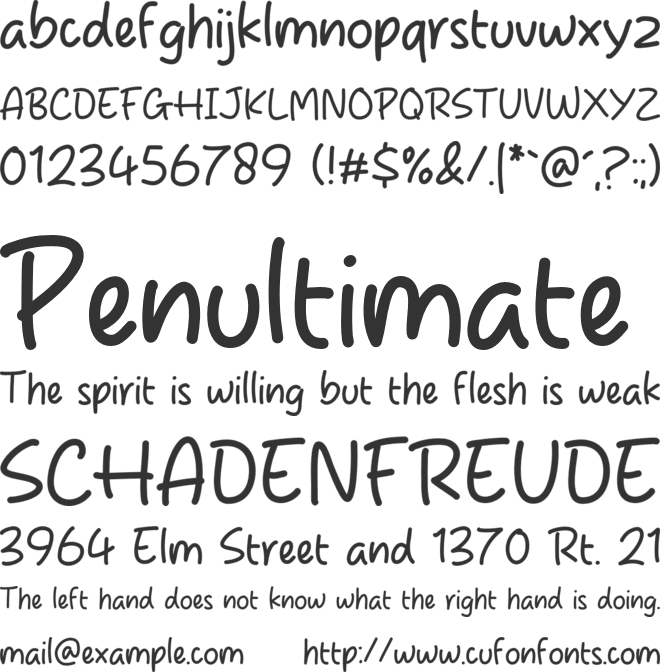 Berlinsky font preview