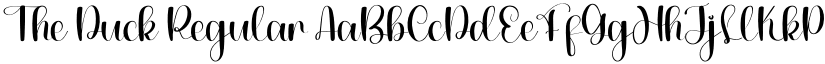 The Duck font download