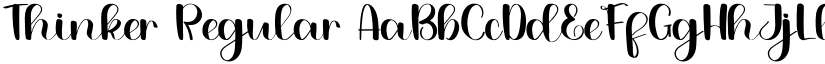 Thinker Regular font