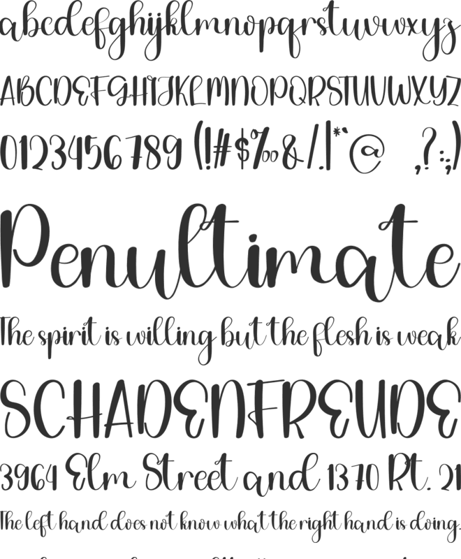 Firsttime font preview
