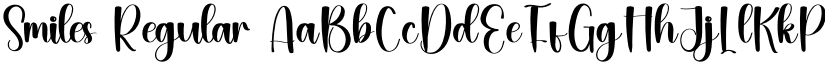 Smiles Regular font