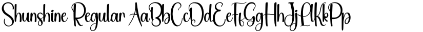 Shunshine font download