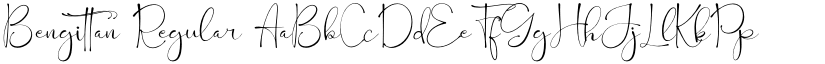 Bengittan Regular font
