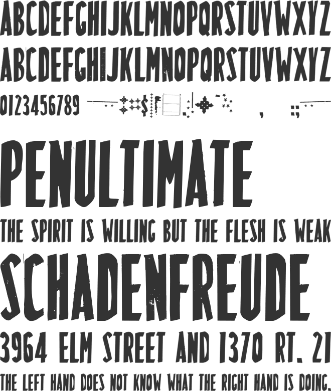 LuchitaPayol Tecnica font preview