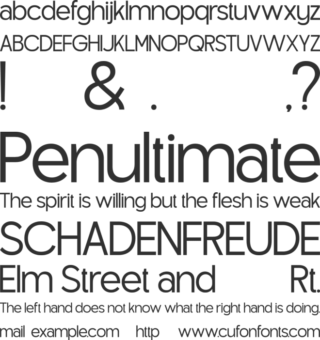 OV Soge font preview
