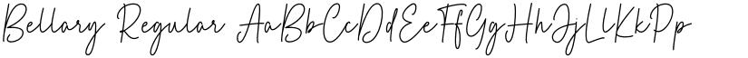 Bellary Regular font