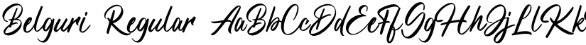 Belguri Regular font