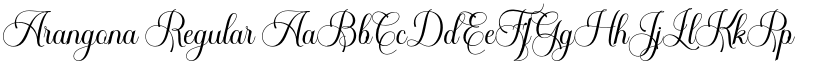 Arangona font download