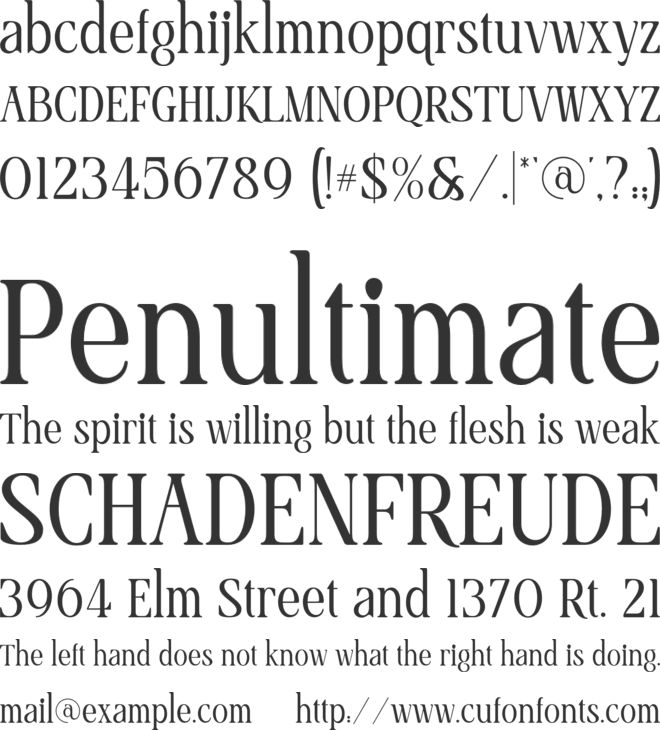 Tropic Fantasy font preview