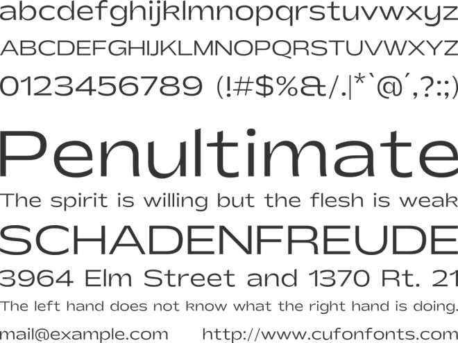 Shinko Sans font preview