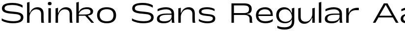 Shinko Sans Regular font