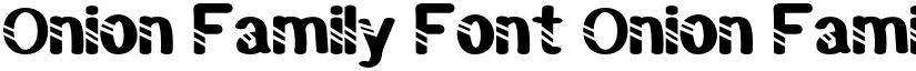 Onion Family Font Onion Family Font font