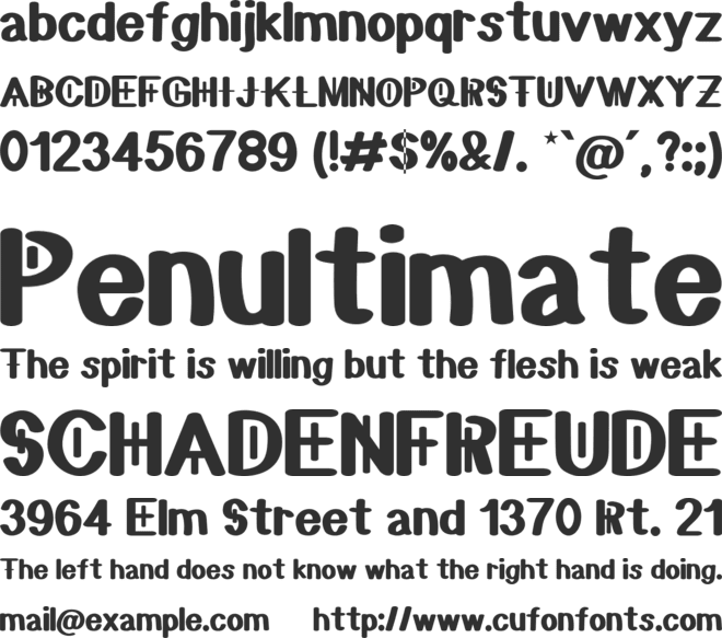 Tomato Apple Font font preview