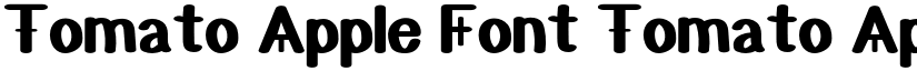 Tomato Apple Font font download