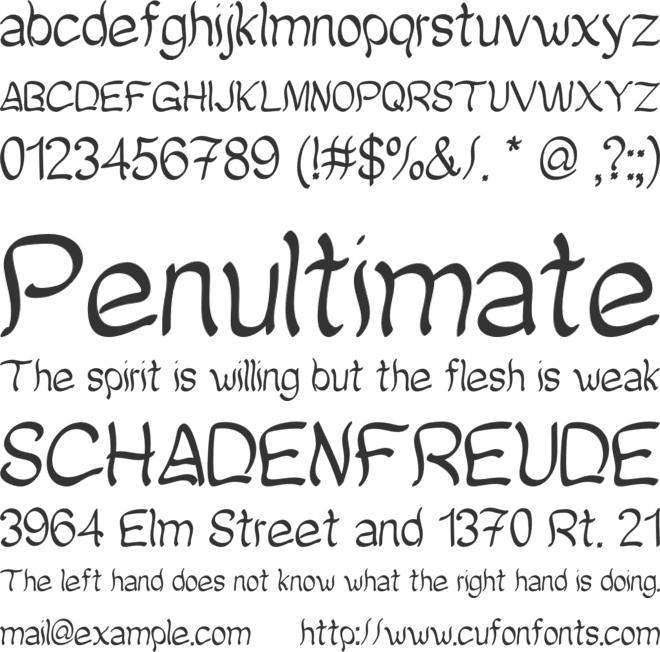 Lovely Butterfly font preview