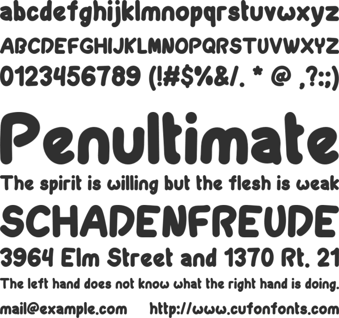 Nice Paper font preview