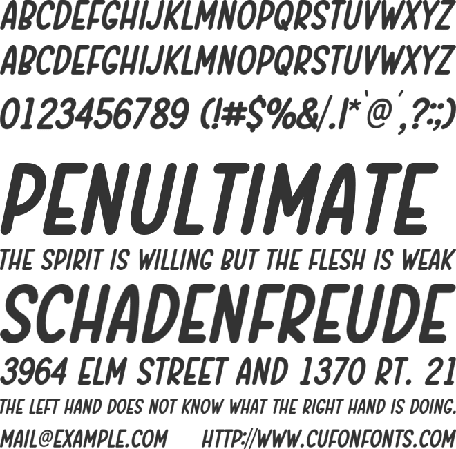 Birthday Flowers font preview