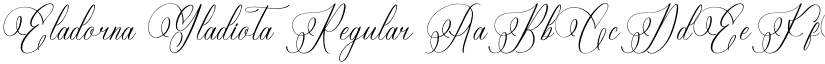 Eladorna Gladiota Regular font