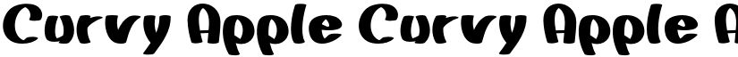 Curvy Apple Curvy Apple font