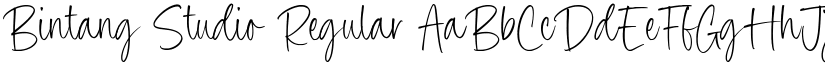 Bintang Studio Regular font